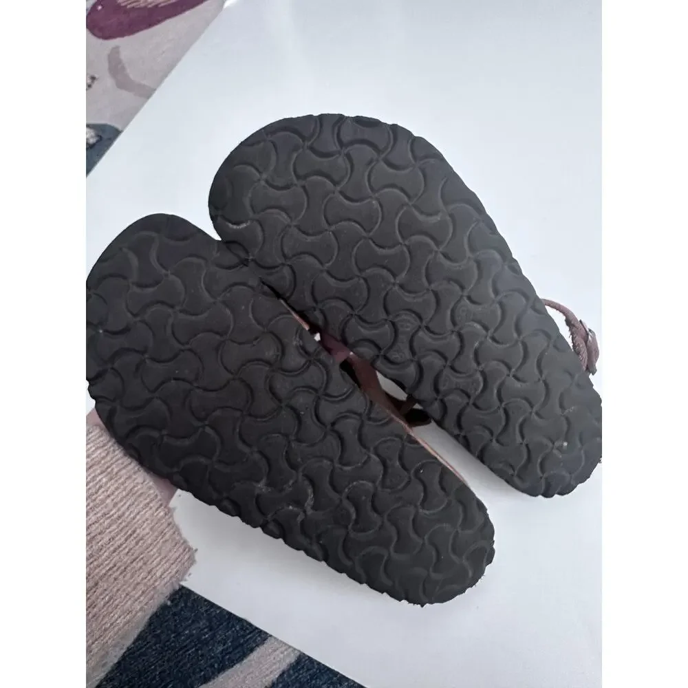 Birkenstock Yara Distressed Leather Sandal - Size 38 - Picture 8 of 8